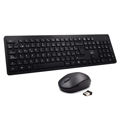 Ewent EW3256 Teclado + Ratón Inalámbrico Negro