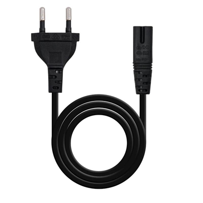 Nanocable Cable Alim. Forma 8 CEE7/16/M-C7/H, 3M