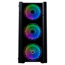Hiditec Semitorre V30 PRO ARGB Cristal Templado