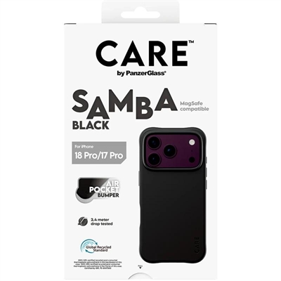 Care Samba Case Black MagSafe iP 18Pro 17Pro