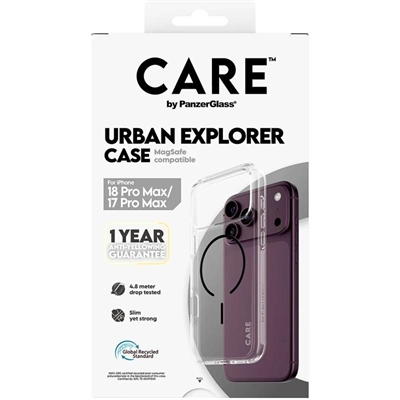 Care Urban Case Trans Black MagSafe iP 18PMx 17PMx
