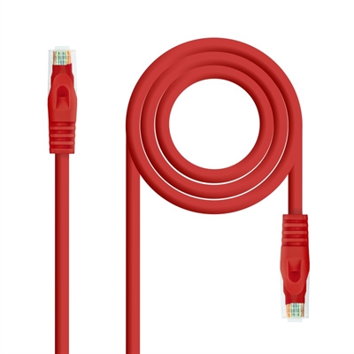 Nanocable Latiguillo Cat 6A LSZH/UTP 1M Rojo