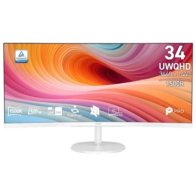 MSI MP341CQW E12 Monitor34" UWQHD VGA HDMI MM curv