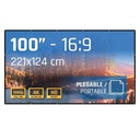iggual Pantalla plegable ECO-COST 100" 16:9