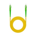 Nanocable Cable fibra SC/APC LSZH Amarillo 1m