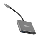 iggual Hub tipo C 3 en 1 HDMI USB3.0 PD100W