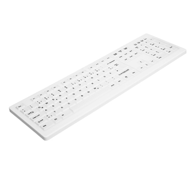 Cherry Teclado Lavable/Desinfectable USB Blanco