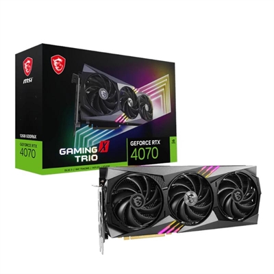 MSI VGA NVIDIA RTX 4070 GAMING X TRIO 12G