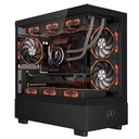 Keep Out Caja M-atx XC-301 3FANS Usb3.0 Glass