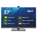 iggual Monitor 27" 120Hz 1ms HDMI VGA MM AA webcam