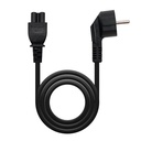 Nanocable Cable Alim. trébol, CEE7 -M-C5-H, 2 m