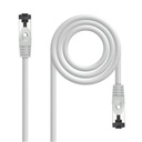 Nanocable Cable red Cat. 8.1 2GHZ SSTP Gris 1,5m