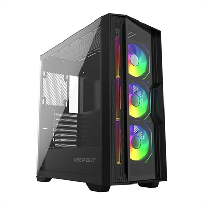 Keep Out Caja M-Atx KO XC-500 ARGB Usb3 BlackGlass