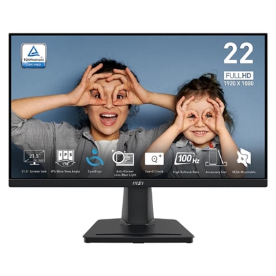 MSI MP225 E12VL Monitor 22" FHD 120Hz VGA HDMI