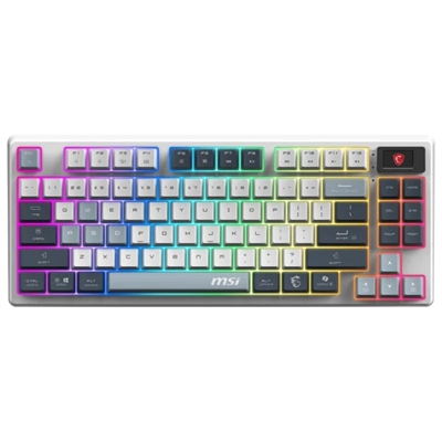 Msi Teclado FORGE GK600 TKL W SKY ES BT