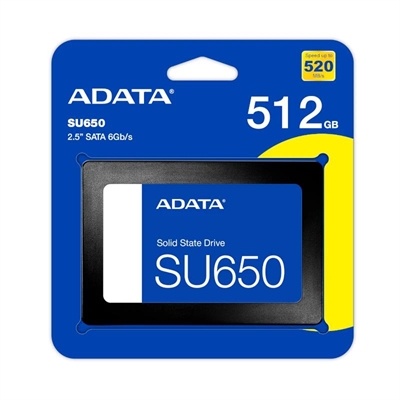 ADATA SSD Ultimate SU650 512GB 3D NAND 2,5" SATA3