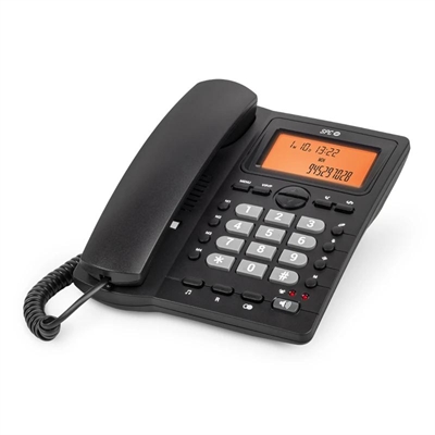 SPC 3612N Telefono OFFICE ID 2 LCD Negro
