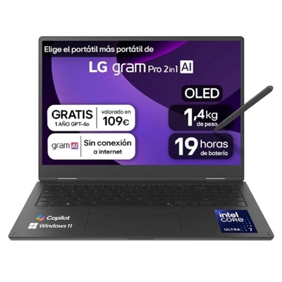 LG 16T90TP-K.AD88BN U7-255H 32 1TB W11H 16"OLED T