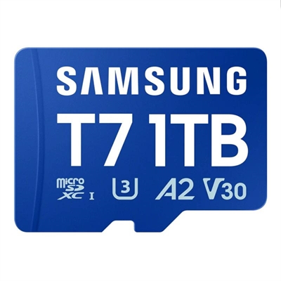Samsung Micro SDXC T7 1TB clase10 U3 V30 A2