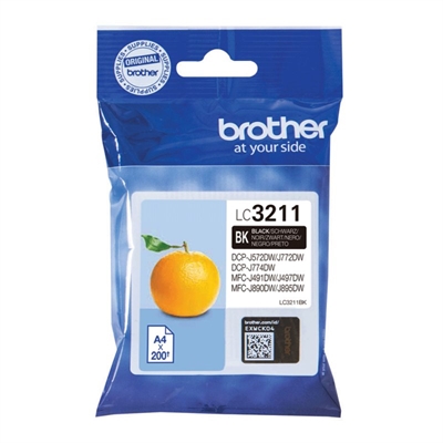 [CCICTO0714] Brother Cartucho LC3211BK Negro
