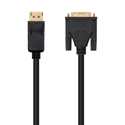 [AISCCI0373] Nanocable Cable Conversor DP a DVI  2 M Negro