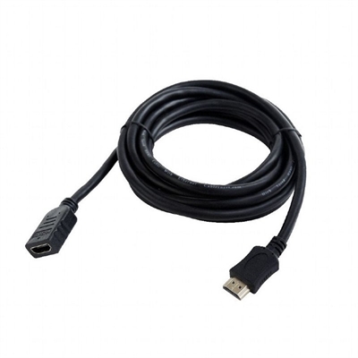 [AISCCI0383] Gembird Cable HDMI (M)-(H)  Ethernet 1.8 Mts Ngr