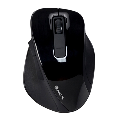 [FTRRIN0401] NGS Ratón Inalámbrico 2.4 GHz BOWBLACK16000DPI Neg