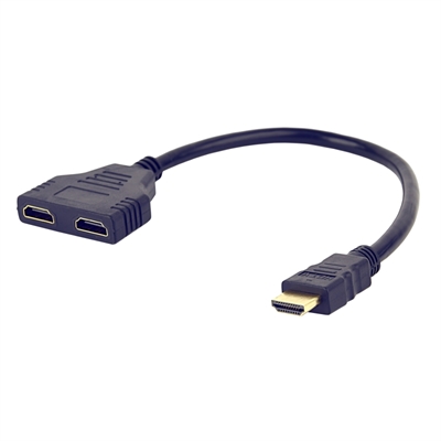 [AISCCI0442] Gembird Cable Adaptador HDMI(M) a 2xHDMI(H) 0.2Mts