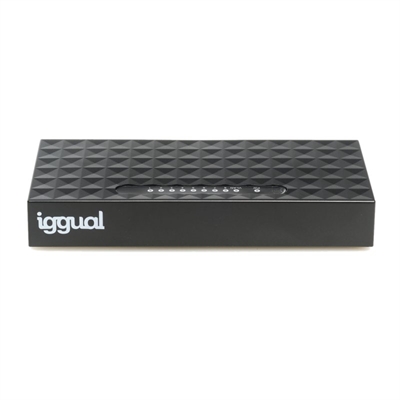[NSWSSO0261] iggual GES8000 Switch 8xGB Gigabit 1000 Mbps
