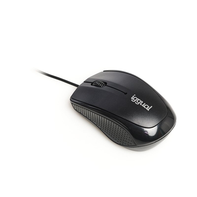 [FTRRCA0665] iggual Ratón óptico COM-BASIC-800DPI negro