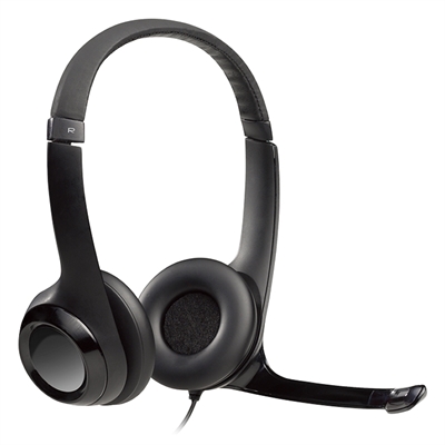 [MAUAMI0820] Logitech Auricular+Mic H390 USB Negro