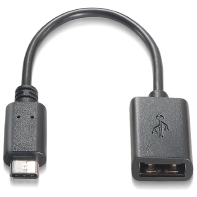 [APTAPC0835] Nanocable Cable USB 2.0 3A, USB-C/M-A/F, 15cm