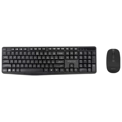 [FTRCTR0179] approx! MK335 Kit Teclado+Ratón 2.4GHZ Negro