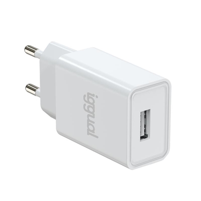 [AATCAT0297] iggual Cargador de pared 1xUSB-A 5V/2A (10W)