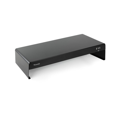 [AISATV0298] Tooq Soporte elevador monitor/portátil 3xUSB negro