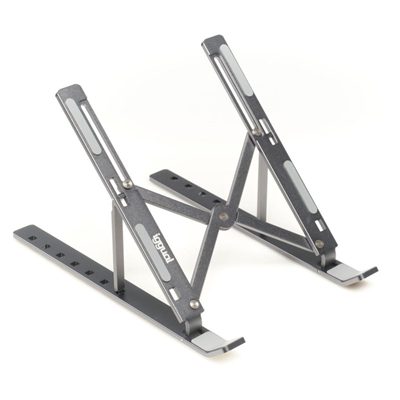 [AAOAAC0117] iggual Soporte elevador plegable portátil 17" gris