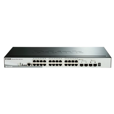 [NSWSAR0327] D-Link DGS-1510-28P/E Switch L2 24xGB PoE 2xSFP+