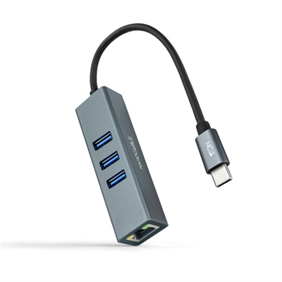 [ANEAHE0819] Nanocable Conversor USB-C Ethernet +3xUSB 3.0