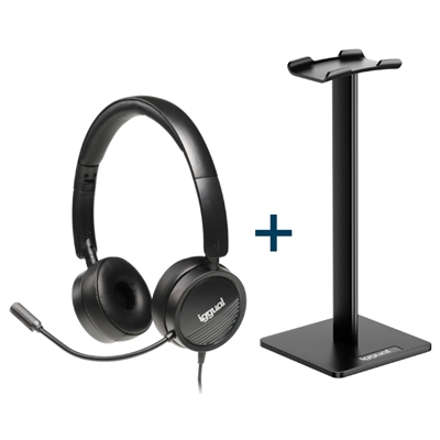 [MAUAMI0999] iggual Kit auriculares Dual Tech + soporte SA22
