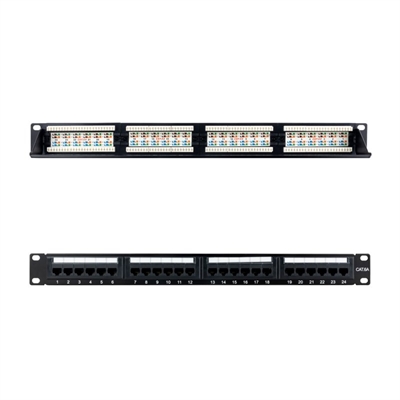 [ANEAAA0404] Nanocable Panel Parcheo 24P CAT.6A UTP 19"1U Dual