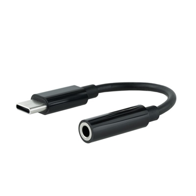 [AISCCI0587] Nanocable Adaptador Audio USB-C/M a Jack/H, Negro