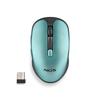 [FTRRIN0470] NGS Raton Inalambrico Recargable Silencioso Hielo