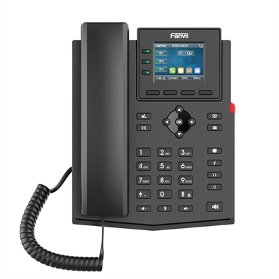 [NTITLI0131] Fanvil X303G, 4 líneas SIP, con Gigabit, sin PSU