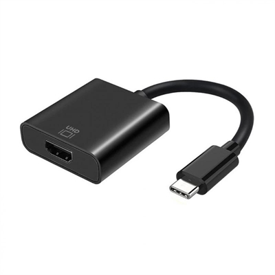 [APTAPC1063] Aisens Conversor USB-C/M a HDMI/H 4K Negro 15Cm