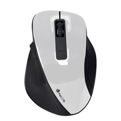 [FTRRIN0400] NGS Ratón Inalámbrico 2.4 GHz BOWWHITE 16000DPI Bl