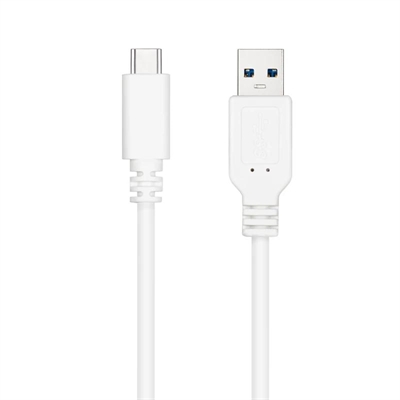 [APTAPC1122] Nanocable Cable USB 3.1 Gen2 USB-C/A 0,5 M Blanco