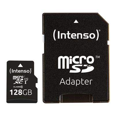 [MTMSDM0203] Intenso 3423491 Micro SD UHS-I Premium 128G c/adap
