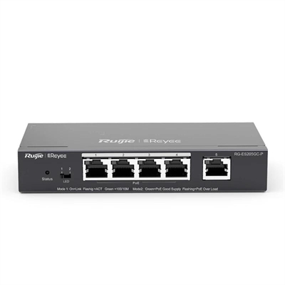 [NSWSSO0349] Reyee Switch 5xGb RJ45 (4 PoE/POE+) 54W Steel