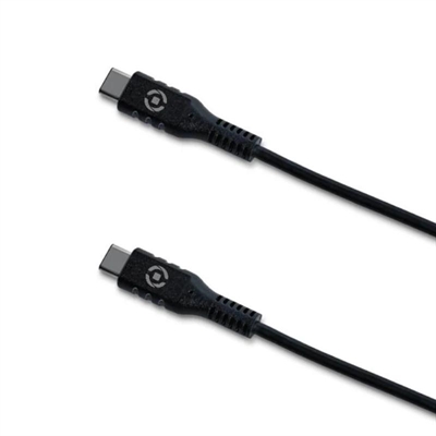 [AATCAT0395] Celly Cable Usb-C - Usb-C  60W 1m Negro