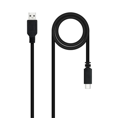 [APTAPC1173] Nanocable Cable USB 2.0 3A USB-C-M/M 1.5M Negro